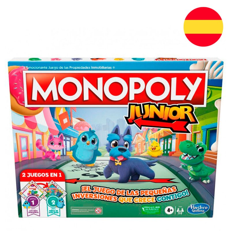 Hasbro Gaming Monopoly Junior: Jogo de tabuleiro da Edição de