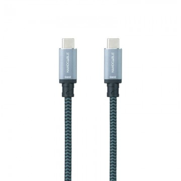 Cabo USB NANO CABLE > nanocable 1,5 m 3.2 gen 2 (3.1 gen 2) c preto, cinzento - 10.01.4101-L150-COMB