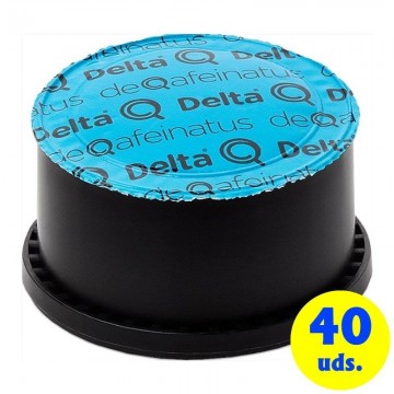 Cápsula Delta Deqafeinatus Para Cafeteras Delta/ Caja 40