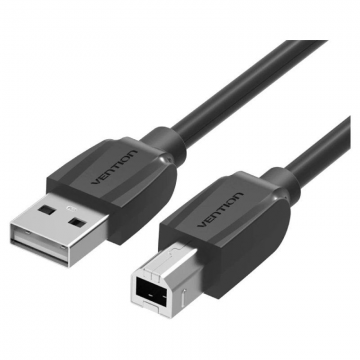 Cabo de impressora Vention COQBH USB 2.0/ USB macho - USB macho/ 2 m/ preto  - 1