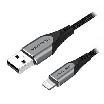 Cabo Lightning Vention USB 2.0 LABHF/ USB Macho - Lightning Macho/ 1 m/ Cinza  - 1