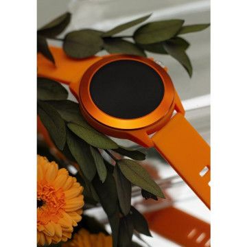 Forever Colorum CW-300 Smartwatch/ Notificações/ Frequência cardíaca/ Laranja