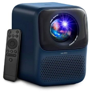 Wanbo T2 Max Novo Projetor Portátil/ 450 Lumens/ Full HD/ HDMI/ WiFi/ Azul