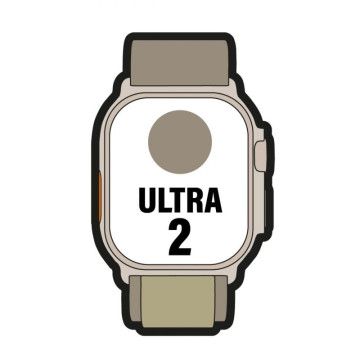Apple Watch Ultra 2/GPS/Celular/49mm/Caixa de Titânio/Alça Alpina Verde Oliva S Pequena Apple - 1