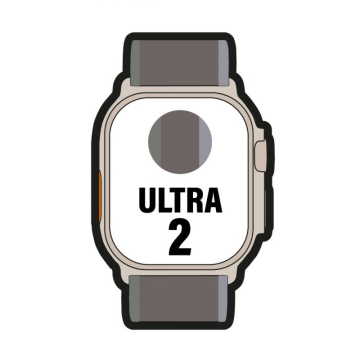 Apple Watch Ultra 2/ GPS/ Celular/ 49mm/ Caixa de titânio/ Azul/Preto Loop Trail Strap S/M Apple - 1