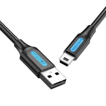 Cabo USB 2.0 Vention COMBG/ USB Macho - MiniUSB Macho/ 1,5m/ Preto VENTION - 1
