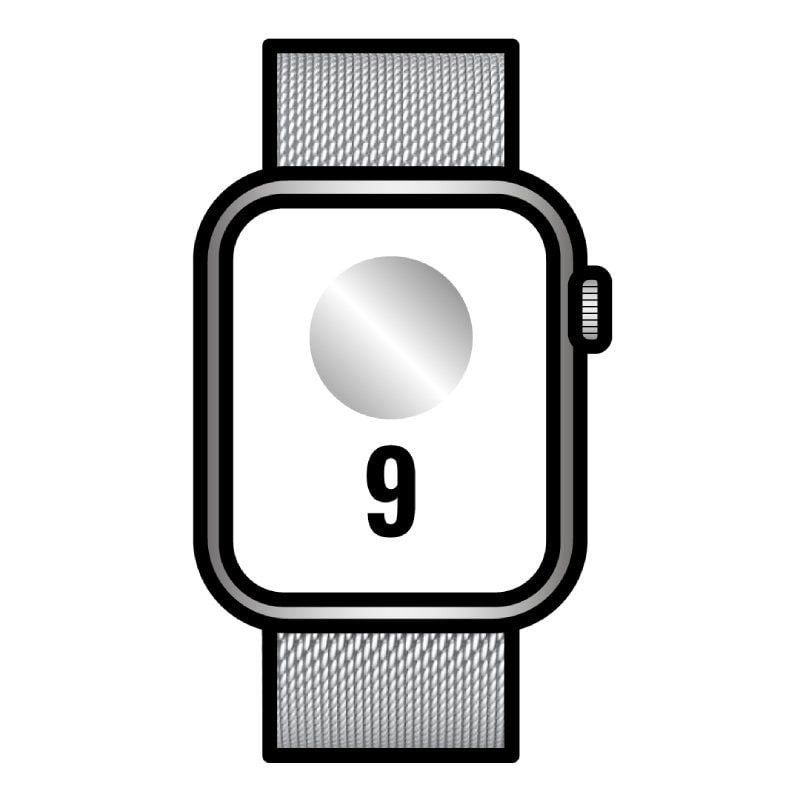 Apple Watch Series 9 GPS 45mm - Cellular - Alumínio Prateado