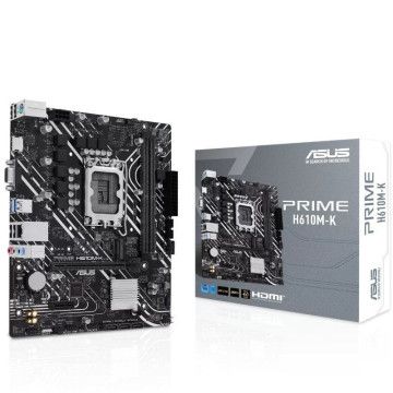 Placa-mãe Asus Prime H610M-K soquete 1700/Micro ATX ASUS - 1